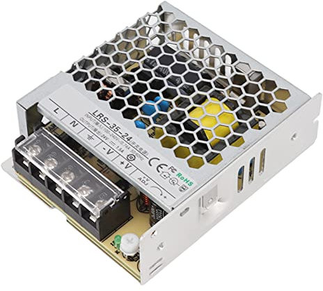 Conmutación Regulada Convertir Fuente de Alimentación Adaptador de Fuente de Alimentación de 24 V Fuente de Alimentación Conmutada de 24 V Interruptor Universal Fuente de