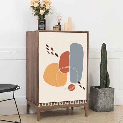 HpLive Cortina de Armario para Cocina, Decoración no Perforada para Muebles (GLD365)