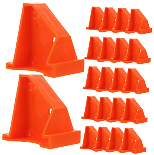 OSALADI 30pcs Wood Floor Installation Spacers for Vinyl Plank Flooring Easy to Install Remove Sturdy Plastic Material