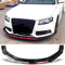 ZDDYUU Auto Frontspoiler für Audi A4 B8 S4 2008-2010, Spoilerlippe AntiKollision Abriebfest Frontstoßstange Lippe Auto Lippe Lippen Flügel Zubehör