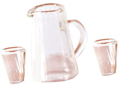 HONITANO 1Satz Teekessel Und Teetasse Zartes Modell Für Kreative Dekoration Verarbeitung Langlebig Und Tragbar Für Szenen