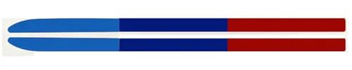 19CM 2PCS Auto Aufkleber Streifen Reflektierende Dekoration for Rückspiegel(for BMW)
