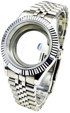 Lasitech 1 Stück NH35 Gehäuse 36 mm/41 mm Edelstahl Datejust Oyster NH38 NH36 NH39 Uhrwerk 28,5/30,5 Zifferblattkomponenten