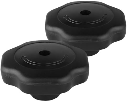 VICASKY 2 Pcs Pressure Cooker Knobs Bakelite Pot Lid Replacement Handles for Safe Easy Lid Rotation Compatible with Pressure Cookers Cooking Accessories