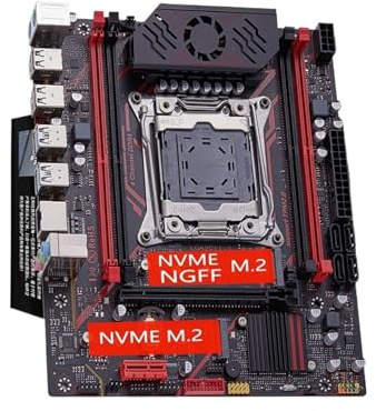 Kit de Carte mère X99 H9S avec processeur LGA2011-3 E5 2630 V4 DDR4, 8 go de mémoire NVME M.2, Interface TPM .0(Motherboards)