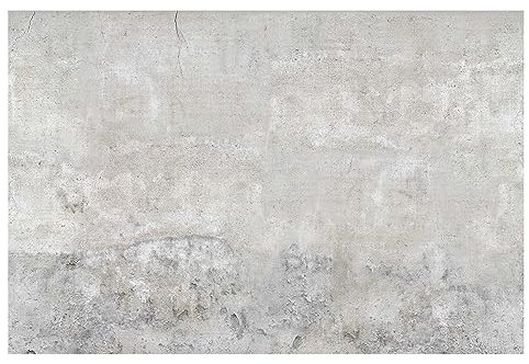 Bilderwelten Fototapete Modern 320cm x 480cm Shabby Beton-Optik Steintapete Betontapete Vliestapete Tapete Wanddeko Ideen Wohnzimmer Schlafzimmer