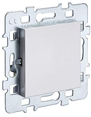 Interrupteur va et Vient - Prises electriques Standard - Prise Extra Plate - Prise Murale - Interrupteur va et Vient sans Fil - Prise muraleCasual - Mécanisme Obturateur Alu + Support Métal - Debflex