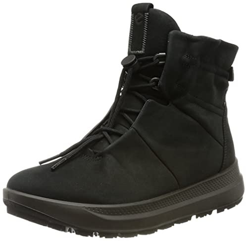 Ecco Solice, Bota De Senderismo Mujer, Schwarz, 37 EU