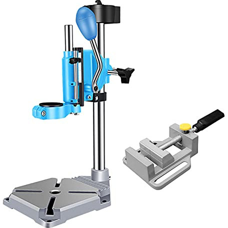 LXX Drill Press Stand for Hand Drill, Benchtop Drill Press Floor Standing for Drill Workbench Repair Tool, Multifunctional Rotary Tool Support Stand for Drilling Collet