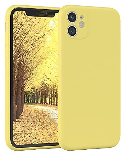 EAZY CASE - Silikonhülle für iPhone 11 Hülle Silikon Case Gelb weich stoßfeste Handyhülle iPhone 11 Schutzhülle mit Kameraschutz Dünn Premium Schutz Cover TPU Phone Bumper in Pastellgelb