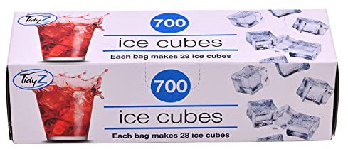 Tidyz Make Your Own Ice Cubes- Ice Cube Bags- 25 Pack 700 Cubes Total