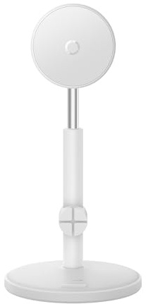 Baseus Baseus MagPro Series Magnetische Desktop-Handyhalterung, drehbar und verstellbar, kompatibel mit iPhone 12 und höheren Modellen (weiß), BS-HP014