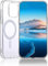 GINZER Magnetic Clear Case Compatible with iPhone xr, Transparent Phone Cover Built in Magnets, Shockproof Slim Anti-Yellow Bumper Case, Protective Cover Compatible with Mag-Safe Charger