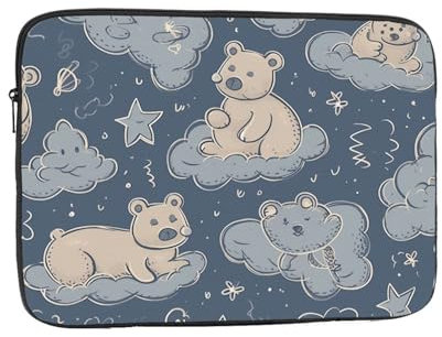 Teddy Bear Laptop Case Lightweight Laptop Sleeve Portable Laptop Cover Shockproof Protective Laptop Bag