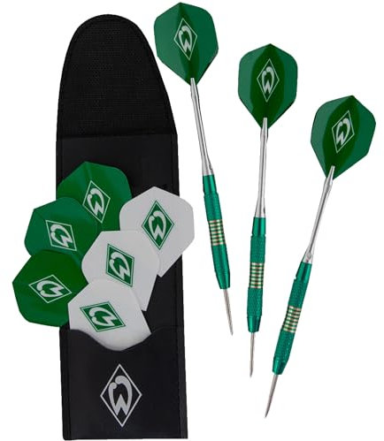 SV Werder Bremen Dart Set Dartpfeile + Dartflights inkl. Etui