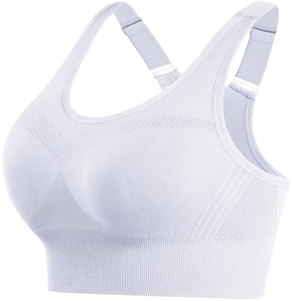 Litherday Sport BH Damen Push Up Sports Bra Starker Halt Sport BH Ohne Buegel mit Abnehmbar Gepolstert für Fitness Jogging Yoga
