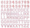 72 Pieces Alphanumeric Embroidery Fabric Patches, Iron-On Embroidery Patches, A-Z Alphabet Iron-On Patches, Alphabet Sewing Patches, Iron-On Letters and Numbers