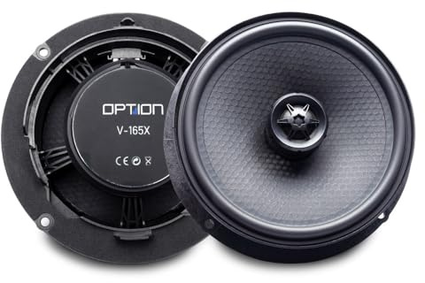 Option Heck-Lautsprecher kompatibel mit VW Polo (Typ AW) - Plug & Play 2-Wege Koaxial-Lautsprecher-System