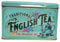 Traditional English Breakfast Tea 40 Teabags Blue Tin Box New English Teas Vintage Victorian Fine Breakfast Tea Caddy