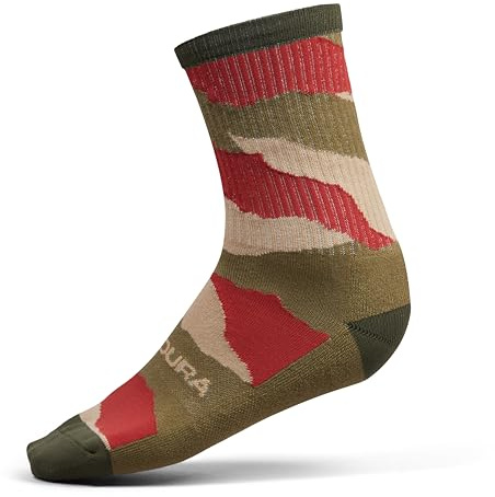 Endura Herren Peak Radsport-socken (Doppelpack) | Leicht | Feuchtigkeitsableitend Socken (1er Pack)
