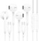 Vkozlm USB C Headphones Wired for iPhone 16 15, iPad Pro Air Mini, Wired Earbuds USBC for iPad 10, MacBook, Lenovo, Dell, Type C Earphones for Google Pixel, Samsung, Microphone, Volume Control, 2 Pack
