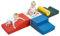 EROMMY Bausteine XXL,Schaumstoff Bausteine mit Lederbezug,Schaumstoff-Kletterblöcke rutschfest für Kinder(Klassische Farbe)