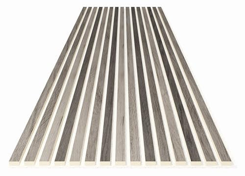 acous Akustikpaneel Eiche Grau | Schallabsorber & Raumklangverbesserung | 250x60cm | Wand & Deckenmontage