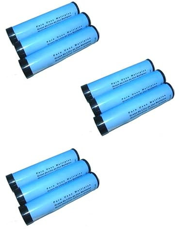 Lot de 9 Cartouches de Graisse Recharges 85g grammes pour Pompe à Graisse de 200 cc