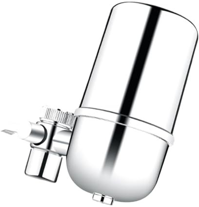 SHINEOFI Rubinetto Con Acqua Ceramica Filtrante Riutilizzabile e Facile Da Purificatore Acqua Per Uso Argento Filtri Anticalcare