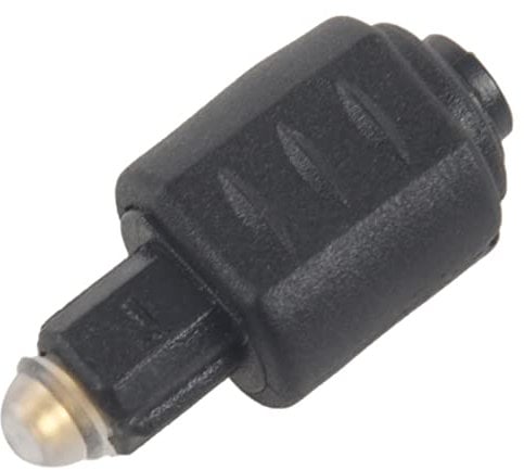Kueohse Mini Optical Audio Adapter 3.5MM Female Jack To Digital Toslink Male Plug for Amplifier