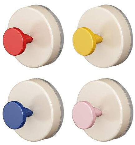 Crochet à ventouse - 4 pièces porte-serviettes amovible pour verre douche portes armoire cabine