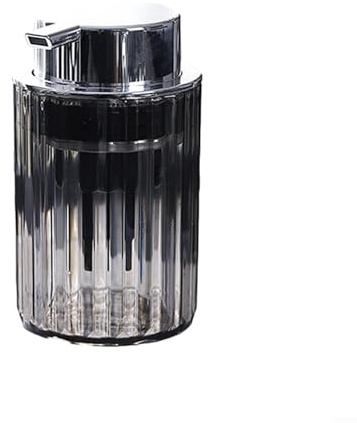 GKIRQVPE Seifenspender, Reise-Lotionspender aus PET + ABS mit Blasen, Presse for Duschgel, Shampoo, Hautpflege, Mehrfarbig(Gris)