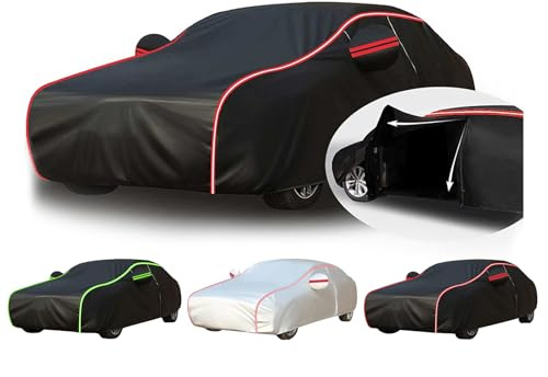 Autoabdeckung Winter für Volkswagen New Beetle Convertible 2002-2010,Autoplane Wasserdicht,Outdoor,Winddicht,Sanddicht,Regendicht,Schneedicht,Kratzschutz,Seitlicher Reißverschluss kd11