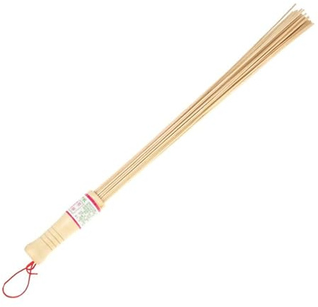 Traditional Russian Banya Venik | Natural Bamboo Sauna Whisk for Spa Bath, Body Massage Broom for Steam Room Relaxation, Handcrafted Wooden Handle Bath Accessory(1pcs)