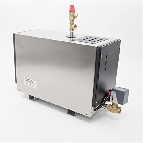 RSGXLFQZVAK Elektrischer Saunaofen, Kommerzieller Selbstdraining-Dampfgenerator Duschsystem Dampfmaschine Sauna Ausrüstung Dampfgenerator Dampfbad Selbstentleerung(8KW)