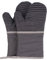 Oummit Gants de Four Résistant à la Chaleur,Gants de Cuisine Imperméable Antichaleur et Antidérapant pour Four à Pizza,Barbecue,Cuisson,Micro-ondes,Nanotechnologie,100% Coton Doublure,Gris,1paire