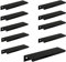 MARGUERASW 10 Piezas tiradores armarios ocultos negro128mm-Tiradores Cocina negro Tiradores Cajones tiradores ocultos Tiradores Armarios negro