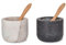 Brompton Salt & Pepper Pots by Garden Trading | Crafted in Granite | H5 X Diameter 6cm