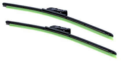 2x Aero Softflat 24/21 Zoll Multiclip Scheibenwischer Schwarz 600mm + 530mm Neu