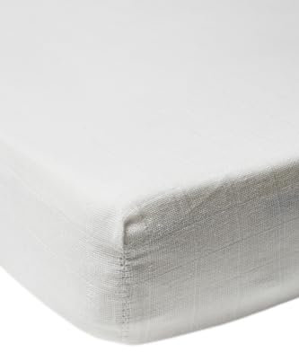 Meyco 565090 Molton Stretch Spannbetttuch 70x140/150 cm Kinderbett 100% Baumwolle Weiss