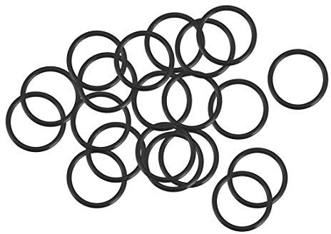 sourcing map 20 Stück O-Ringe Dichtung Metrische 18 mm x 22 mm x 2 mm Nitrilkautschuk Dichtungsring für Sahnespender Poolpumpe Schnellkupplung Kaffeebecher