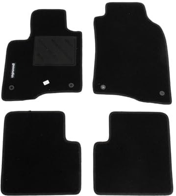 Original Fiat Fußmattensatz 4 teilig Velour schwarz Panda 312 ab 2016 71808114
