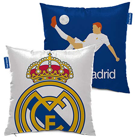 ARDITEX RM13728 Clubs-Real Madrid CF Kissen, 40 x 40 cm