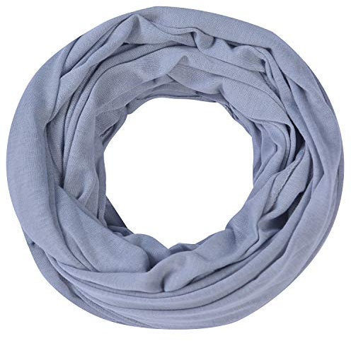 Miobo Schlauchschal Damen/Herren Snood Rundschal Hellgrau