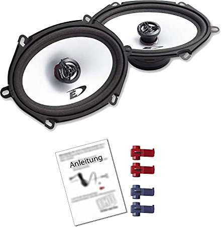 Alpine Auto Lautsprecher 13x18cm SXE 5725S 400 Watt 5x7 2 Wege Koax passend für Mazda 3 (BK) 2003-2009