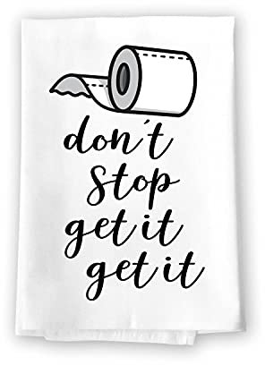 Honey Dew Gifts, Don't Stop Get It Get It, 100 % Baumwolle, unangemessene Geschenke, Handtücher, Badezimmerdekorationen, Handtücher, Handtücher, lustige, lustige Duschtücher
