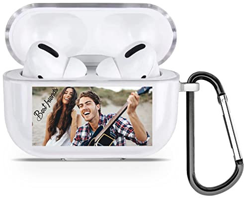 Personalisierte Benutzerdefinierte Ihr Eigenes Foto Text Soft Gel Klar Gummi Hülle für AirPods - Ihr Eigenes Design - for AirPods Pro