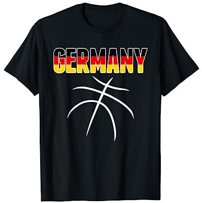 Deutschland Basketball Liebhaber Trikot - Deutschland Flagge Sommersport T-Shirt