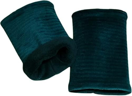 Britta Meier Nicki-Cord-Armstulpen aus der Nähwerkstatt (Blau-Petrol)