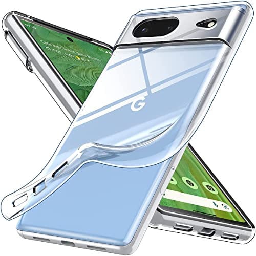 Google Pixel 7 Case - Slim Thin Shockproof Flexible TPU Gel Rubber Soft Skin Silicone Protective Case Cover For Pixel 7 (Clear)